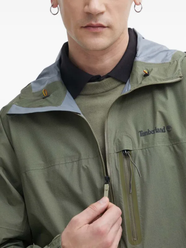 Timberland Hooded Zip Jacket | Green | FARFETCH JO