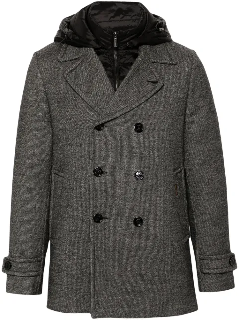Moorer Eligio padded double-breasted coat 