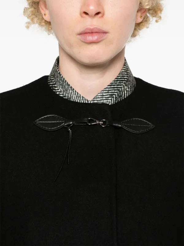 Ermanno Scervino スナップボタン ケープ | ブラック | FARFETCH JP