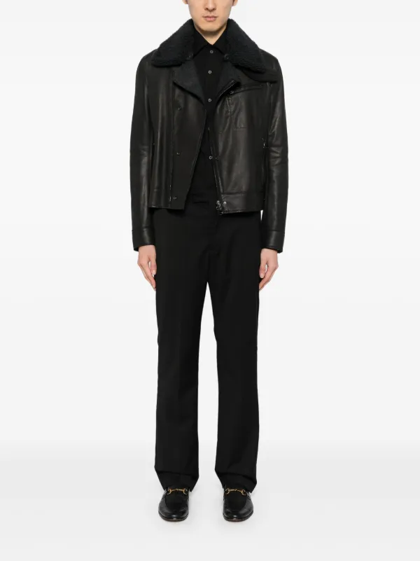 Gucci Cotton long-sleeve Shirt | Black | FARFETCH GE