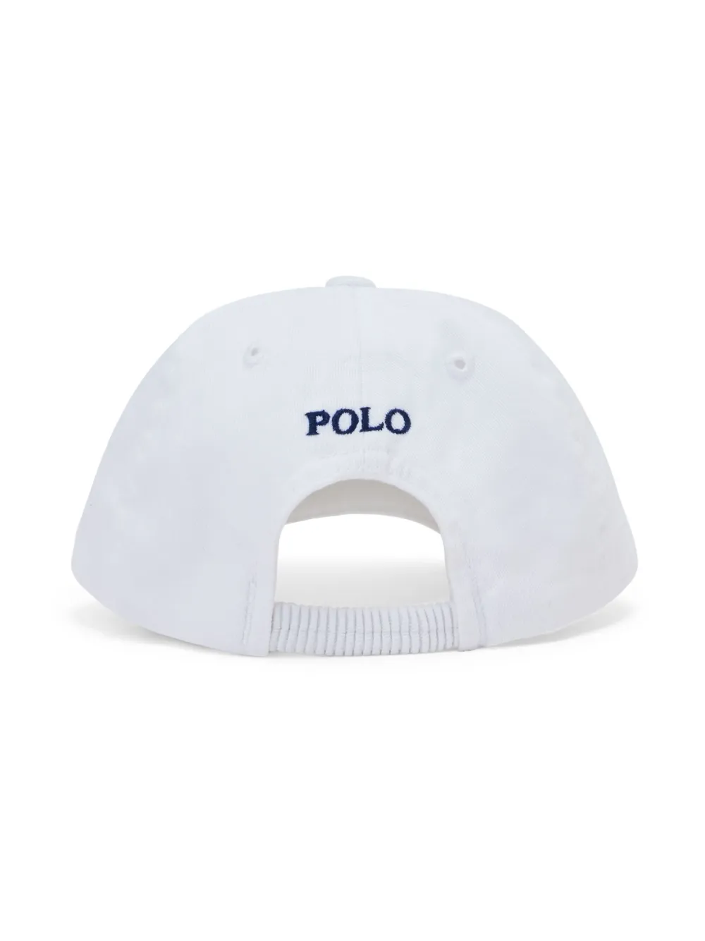POLO RALPH LAUREN KIDS Pet met geborduurd logo Wit