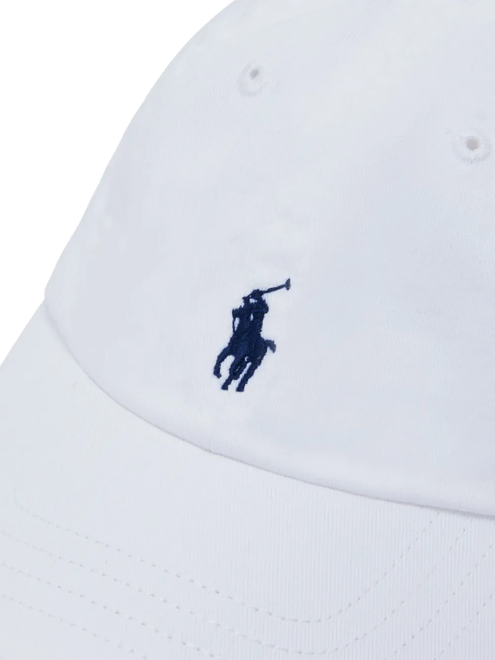 POLO RALPH LAUREN KIDS Pet met geborduurd logo Wit