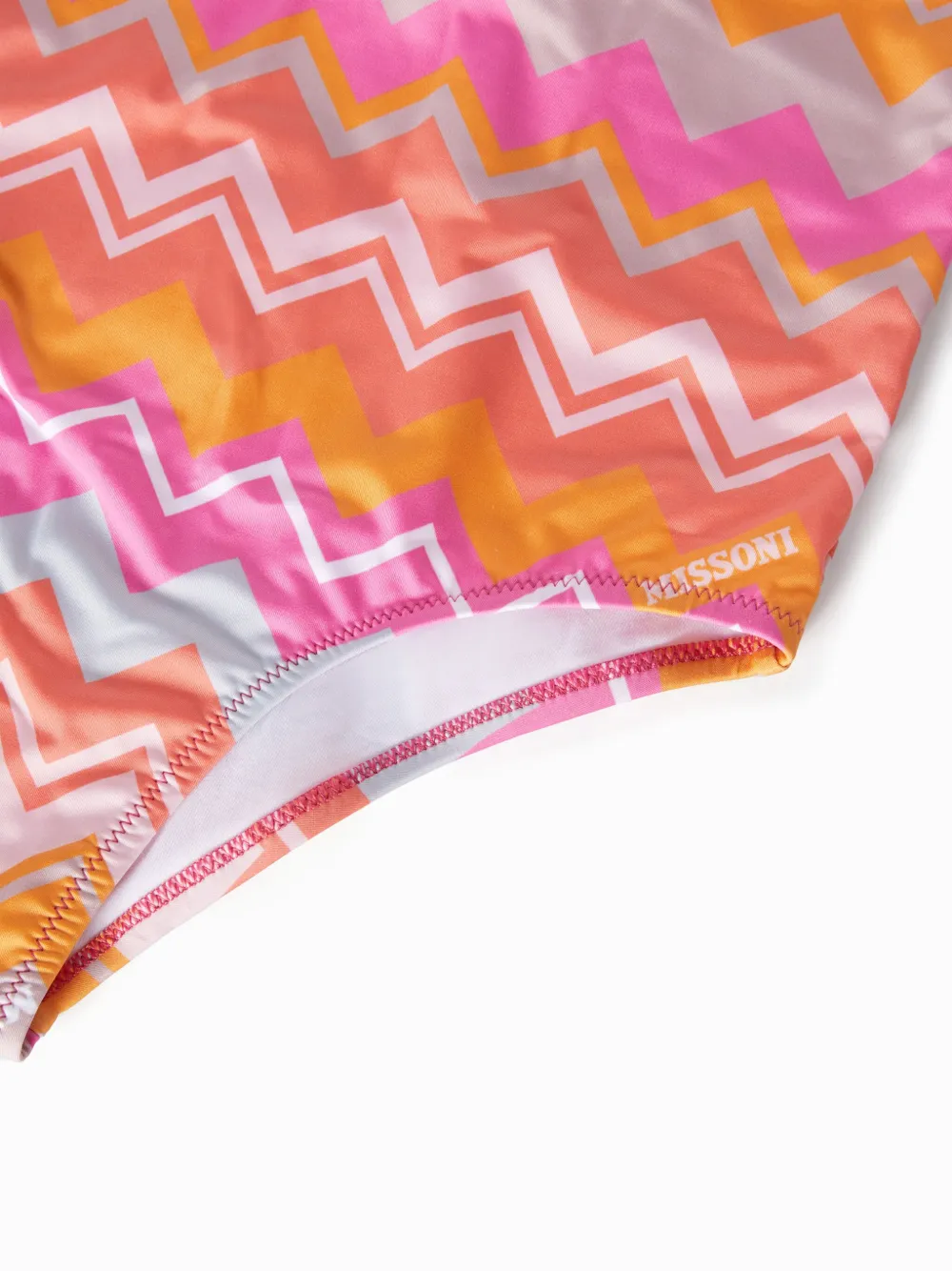 Missoni Kids Badpak met chevron-print Roze