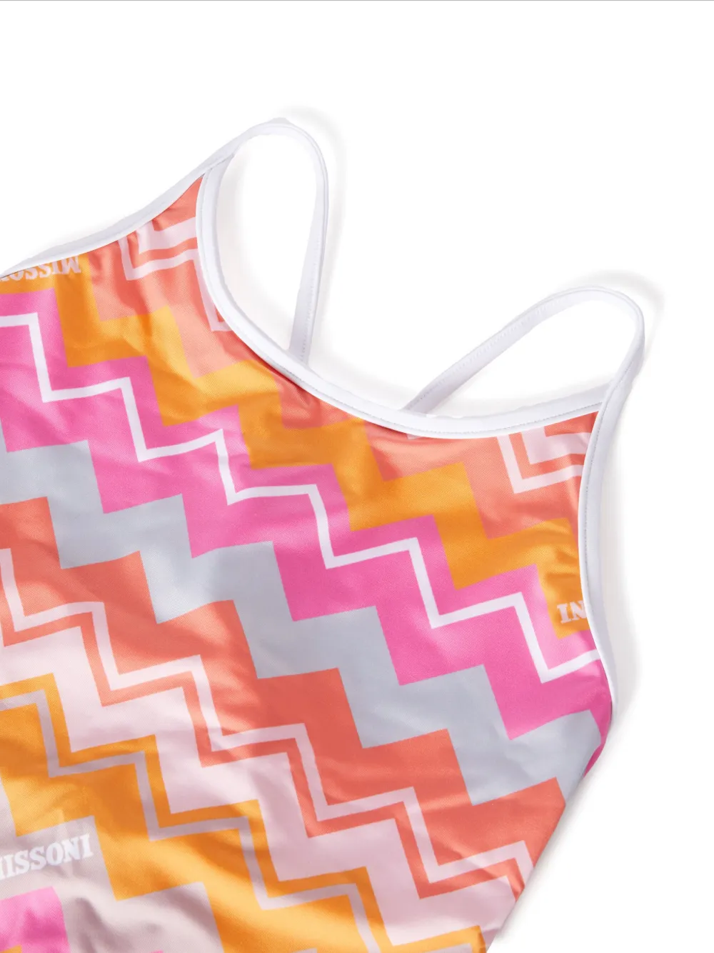 Missoni Kids Badpak met chevron-print Roze