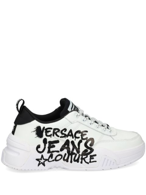 Versace Jeans Couture logo-print lace-up trainers Men