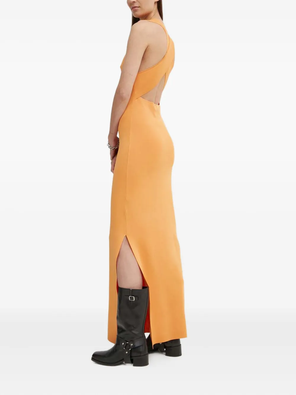 Gestuz MarielGZ side-split maxi dress - Oranje
