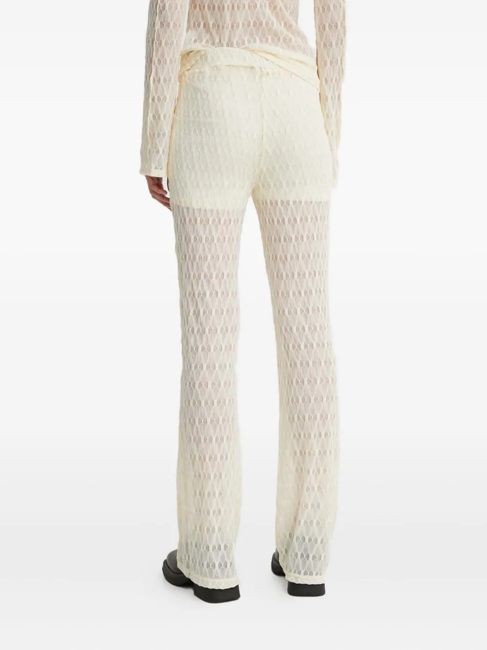 Gestuz Licagz Textured Trousers In Neutral
