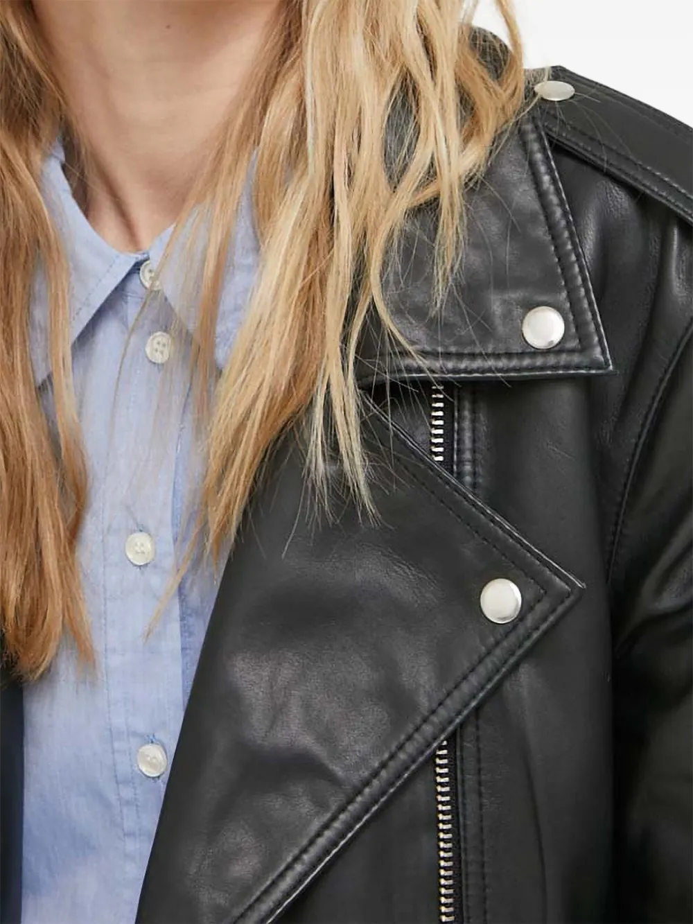 Gestuz MadiGZ leren jack Zwart