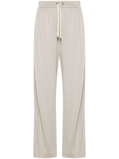 Brunello Cucinelli Monili chain-detail track pants Women