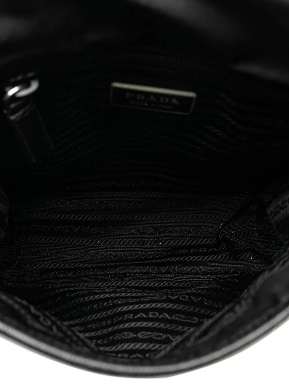 Pre-owned Prada 2000-2013 Tessuto Crossbody Bag In Black
