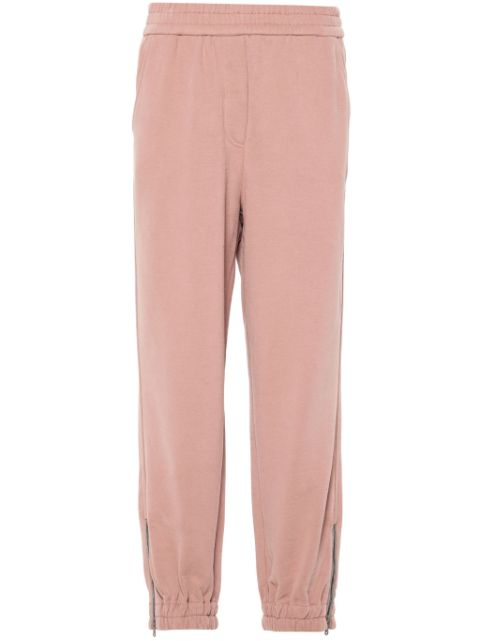 Brunello Cucinelli Monili chain-detail track pants Women