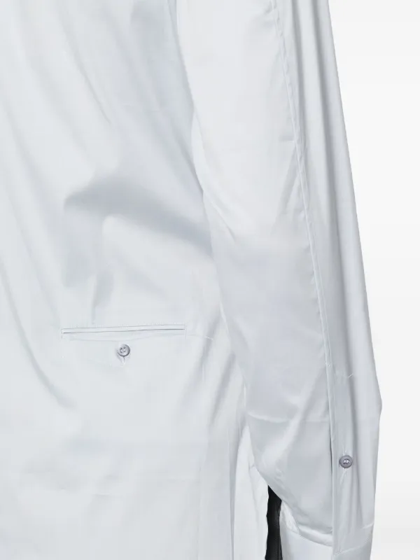 シャツ Prada Stretch Poplin Shirt Prada Stretch Poplin Shirt | Blue | FARFETCH NO