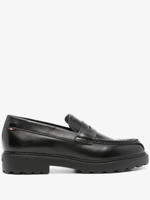 Bally mocasines con logo en relieve
