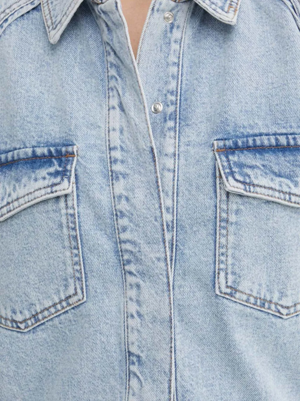 Gestuz KailyGZ denim blouse Blauw