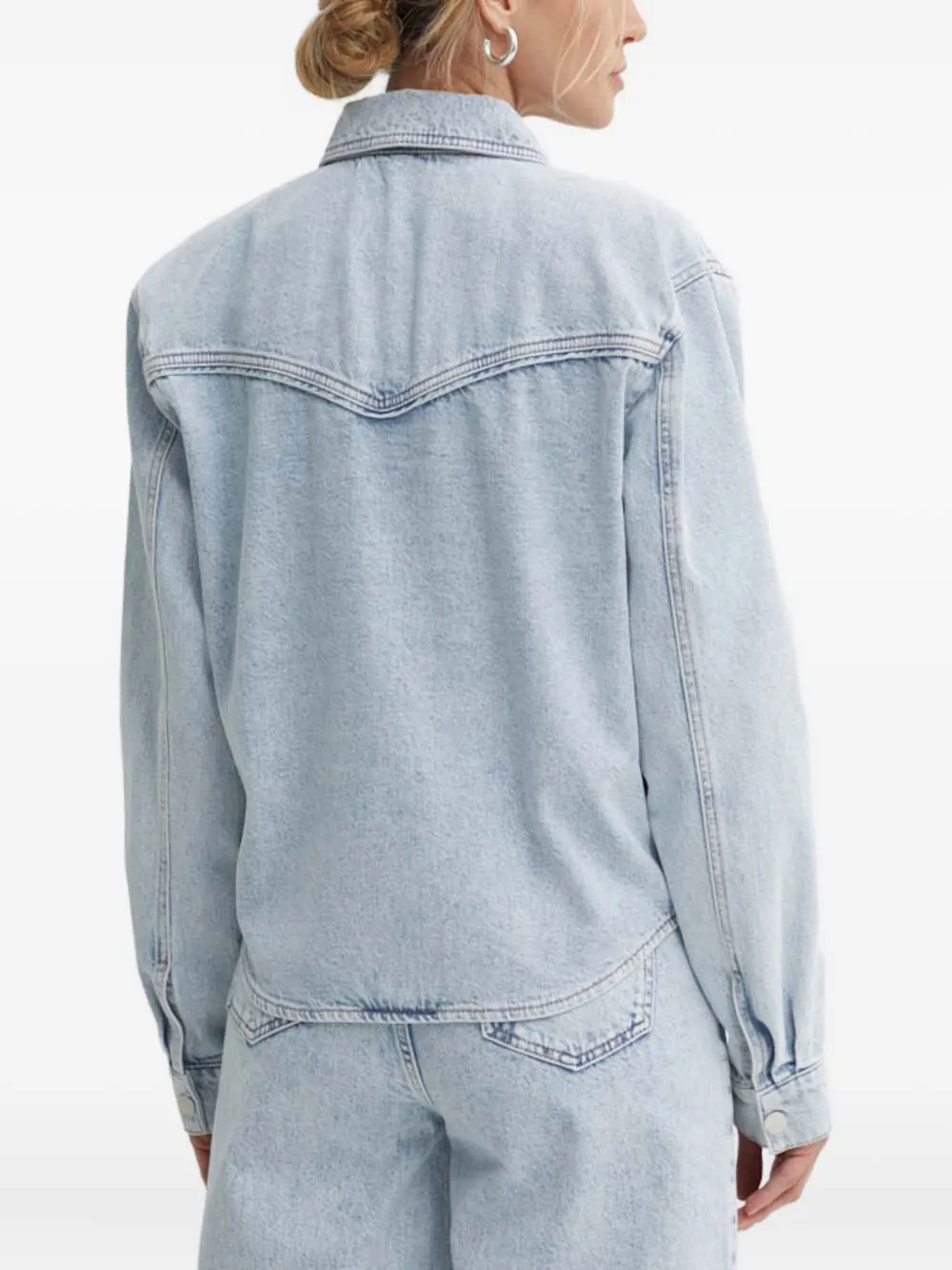 Gestuz KailyGZ denim blouse Blauw