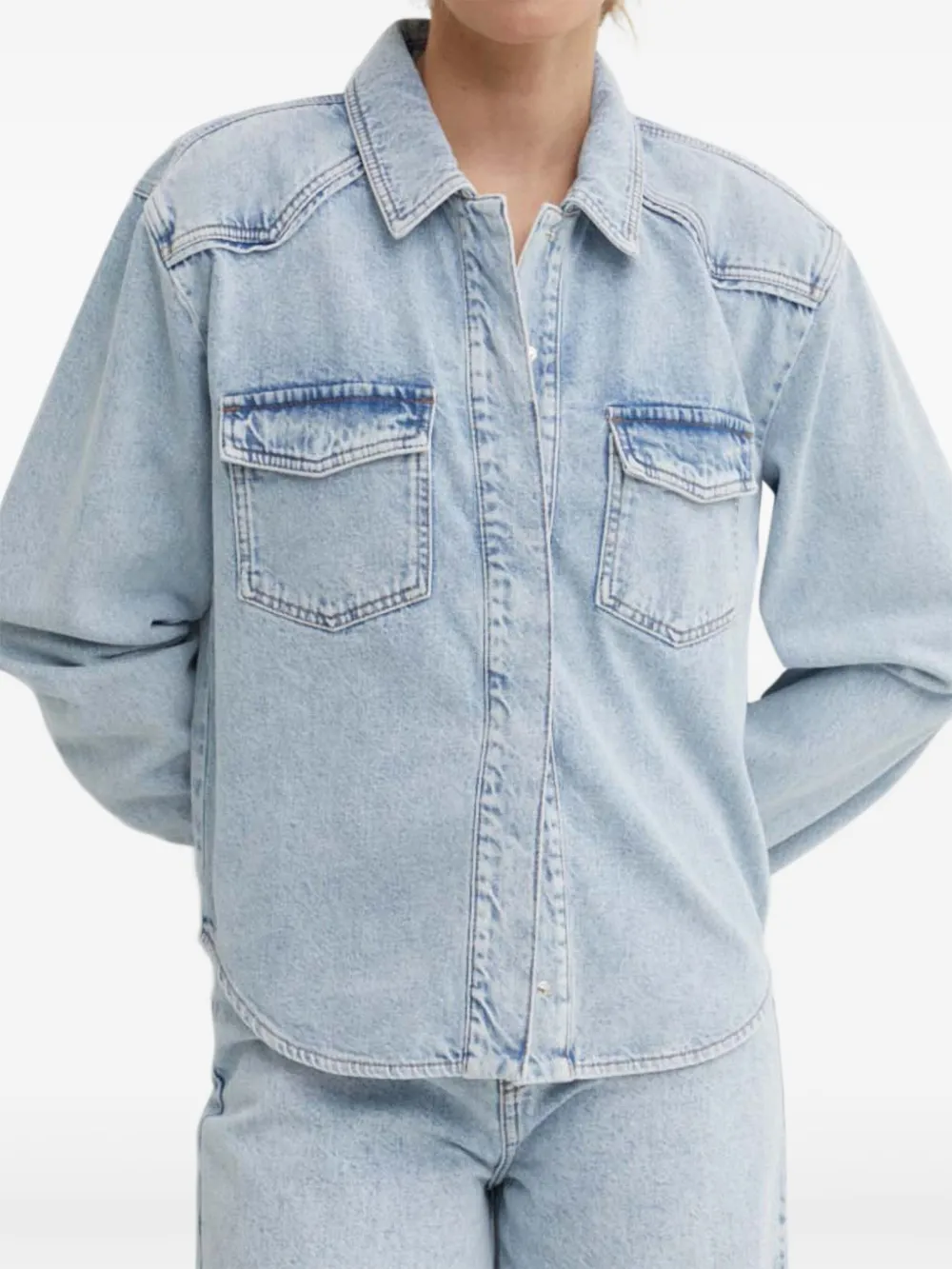 Gestuz KailyGZ denim shirt | Blue | Image 1