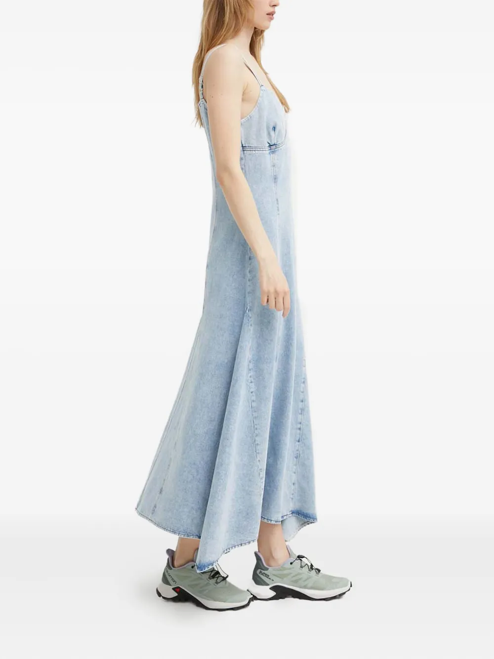 Gestuz KailaGZ V-neck midi dress - Blauw