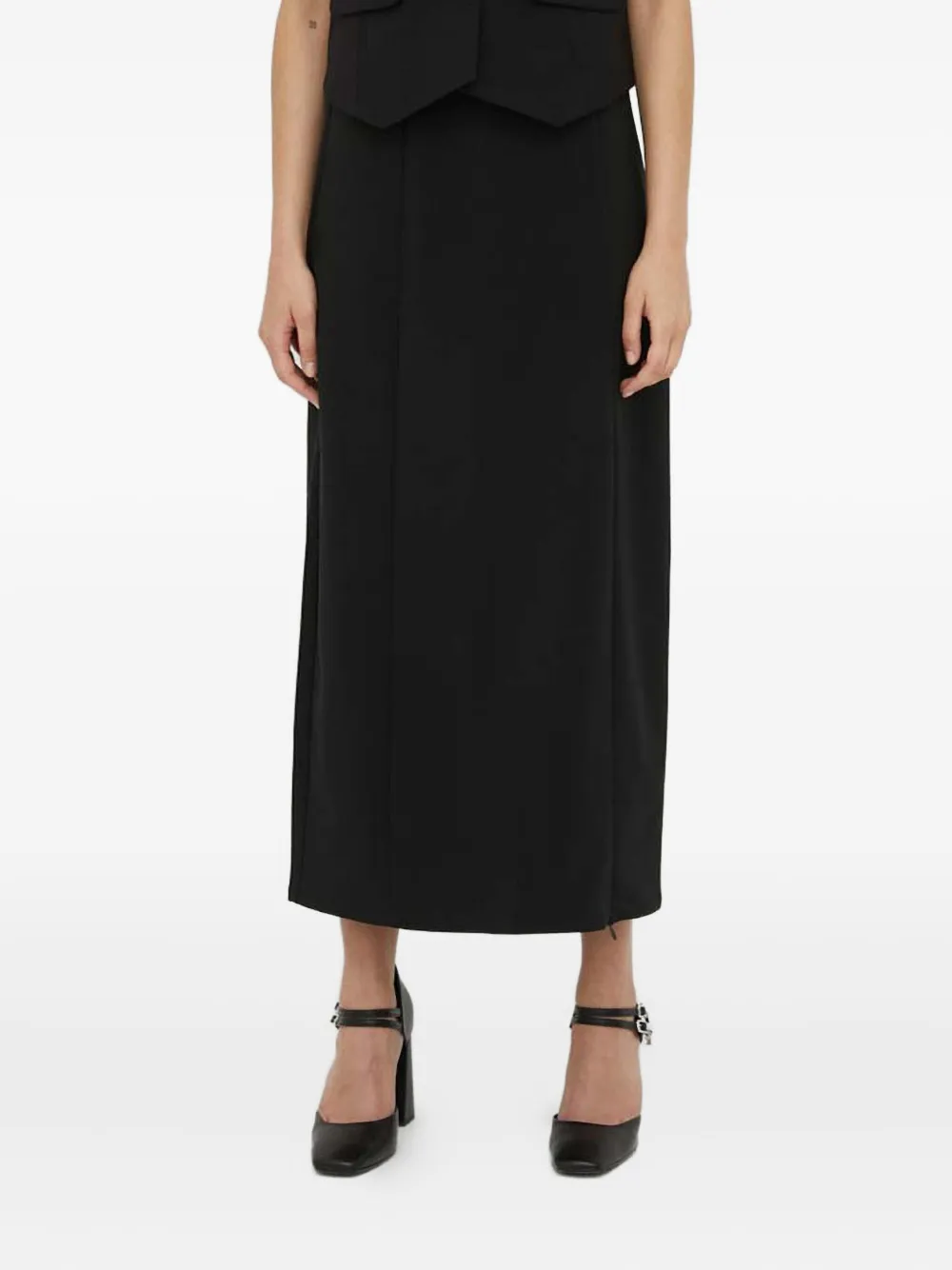 Gestuz JoelleGZ side-slit midi skirt | Black | Image 1