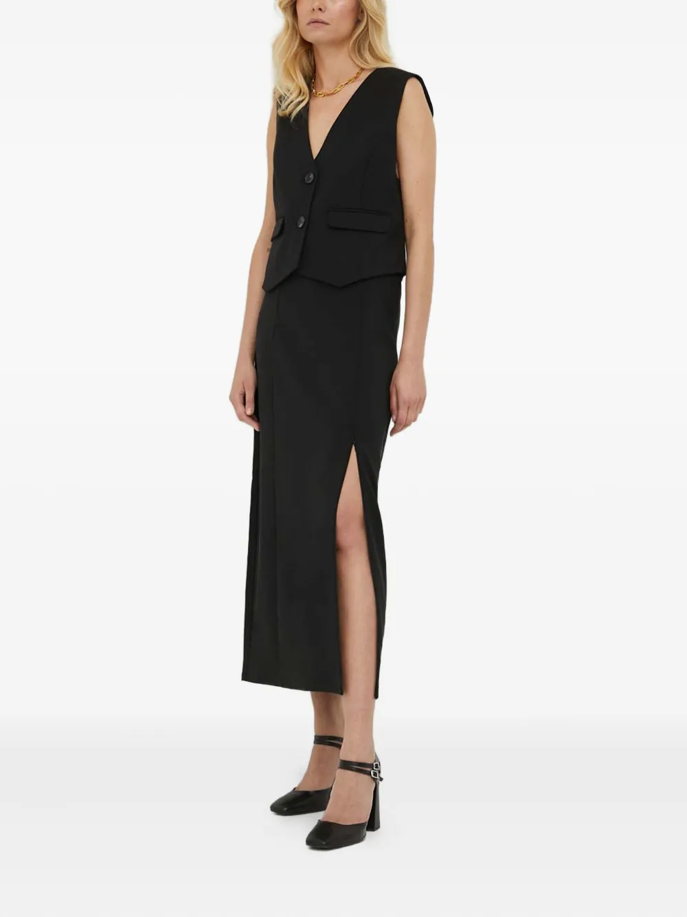 Gestuz JoelleGZ side-slit midi skirt | Straight Skirts | Image 2