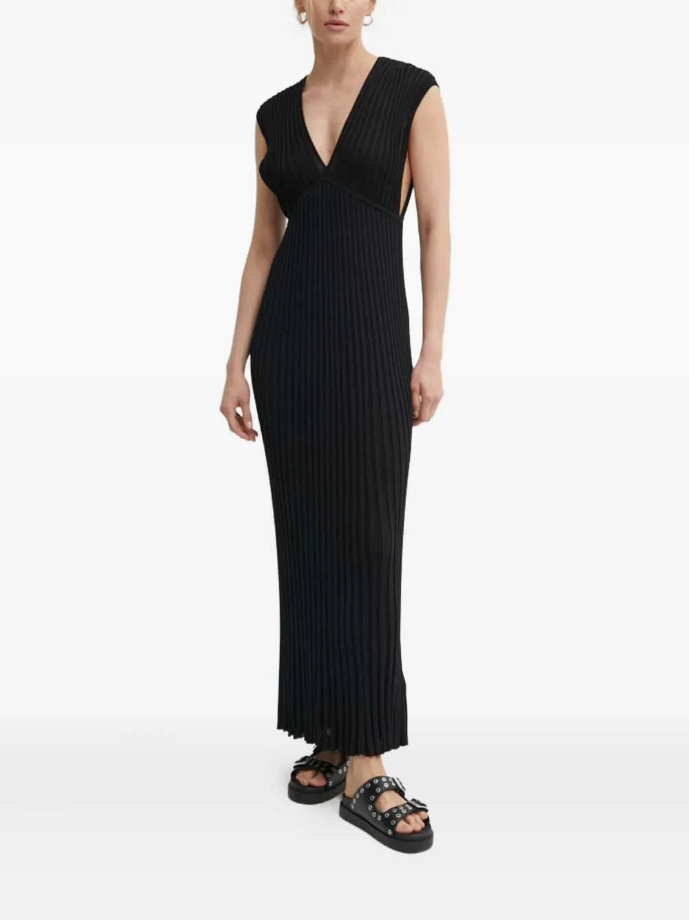 Gestuz PhilanaGZ V-neck midi dress | Evening Dresses | Image 2