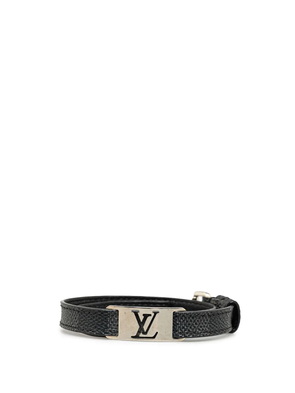 Louis Vuitton Pre-Owned 2014 Damier Graphite Sign It costume bracelet – Black