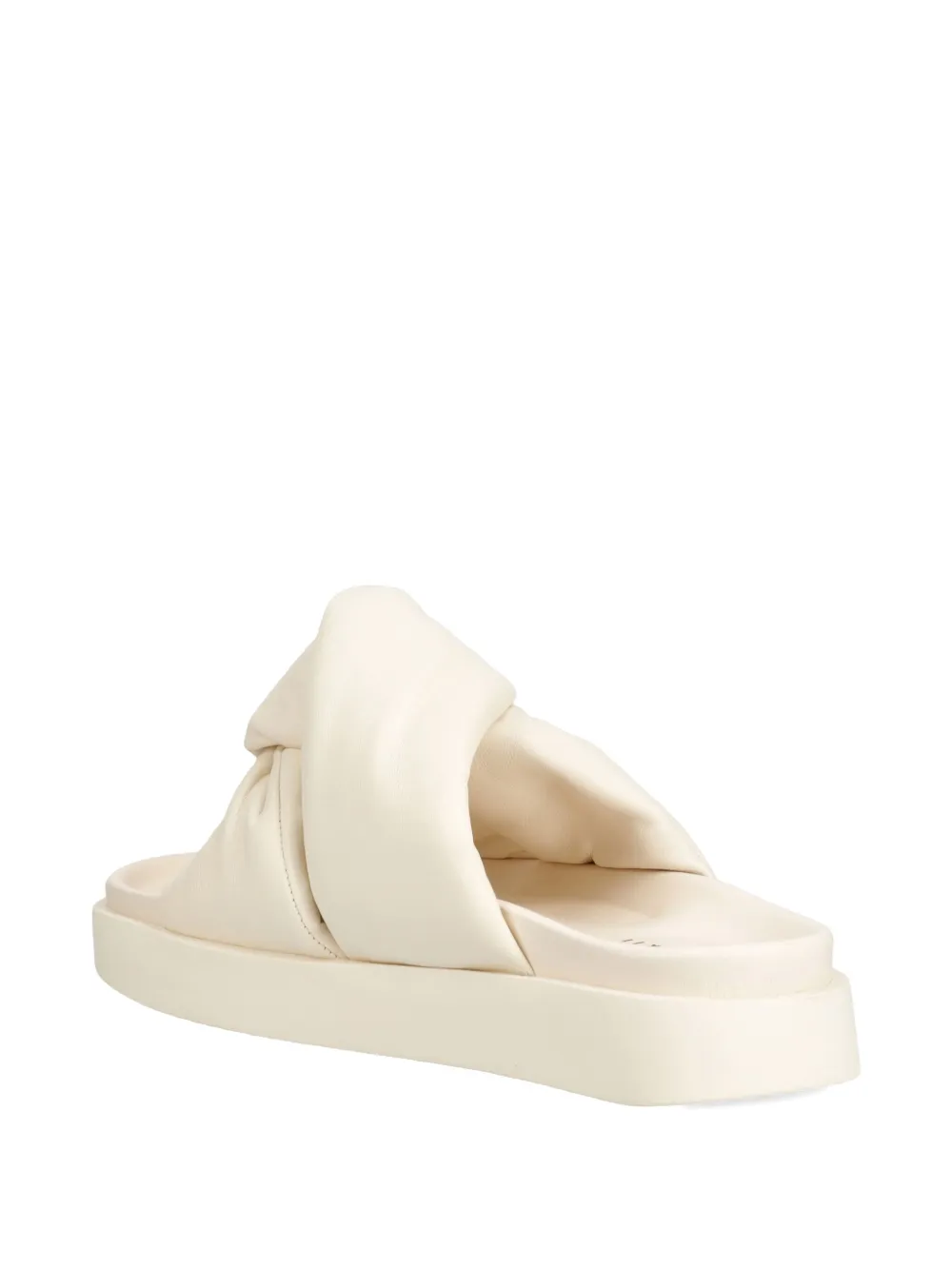 Inuikii Pantoletten Aus Leder In Weiss