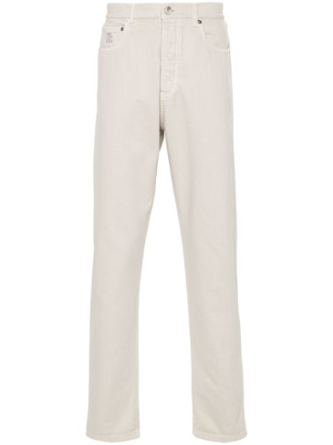 Brunello Cucinelli mid-rise tapered jeans Men