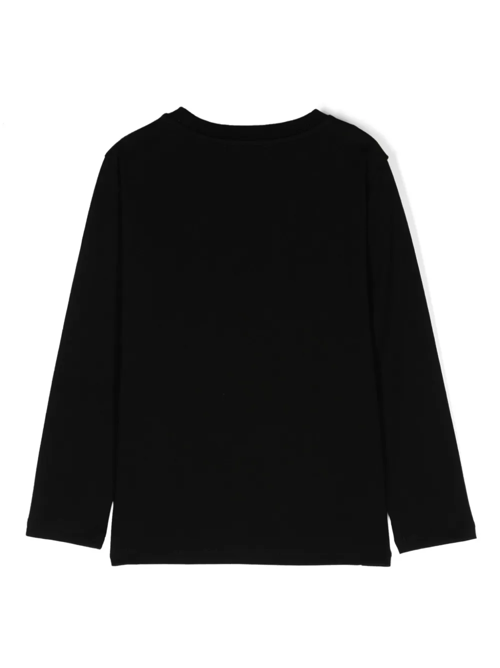 Balmain Kids T-shirt met geborduurd logo - Zwart