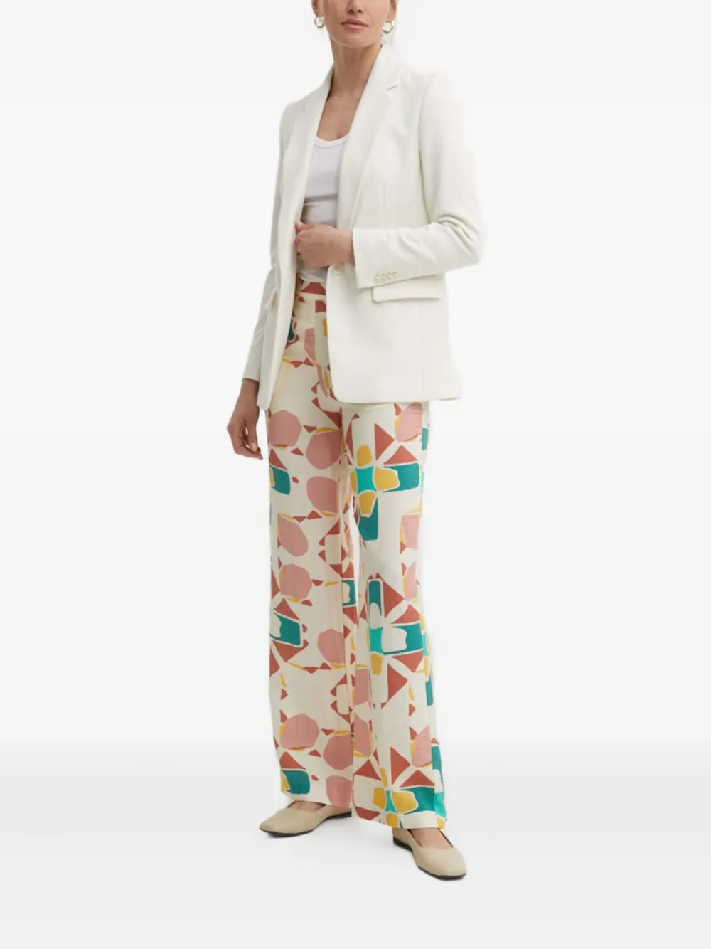 Ba&Sh geometric-print straight trousers | Straight-Leg Pants | Image 2