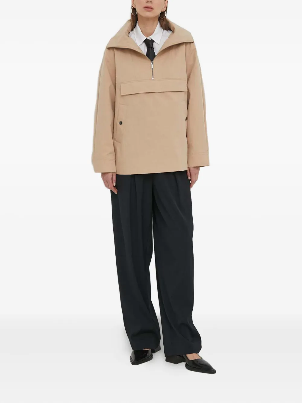 Ba&Sh hooded half-zip jacket | Oversized Jackets | Image 2