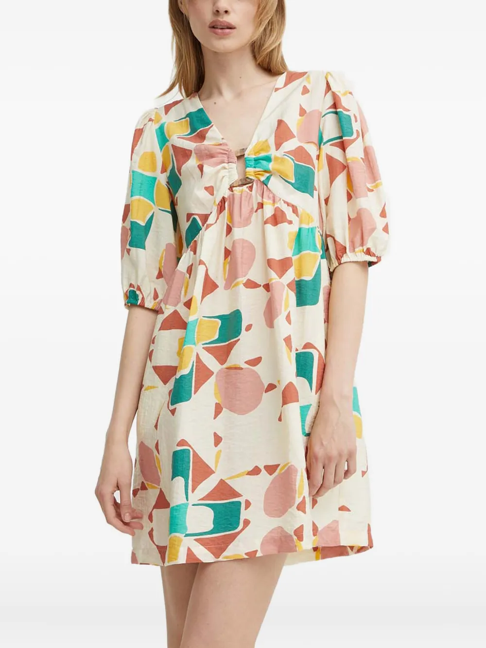 Ba&Sh Arancia printed mini dress | Neutrals | Image 1