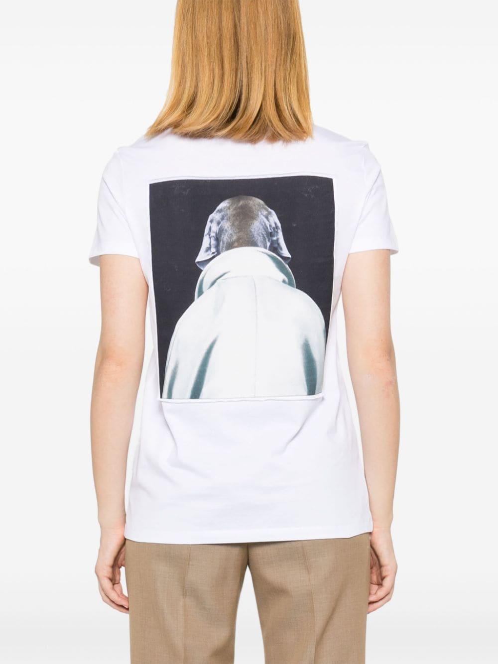 Shop Max Mara Cipria T-shirt In White