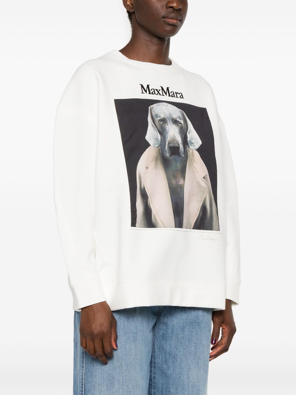 Max Mara x William Wegman Bacco sweater Women