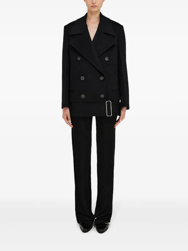 Ferragamo ピーコート | ブラック | FARFETCH JP
