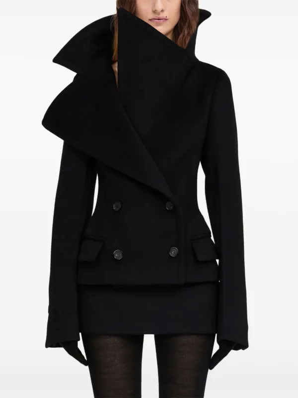 Ferragamo double breasted Jacket Black FARFETCH CA