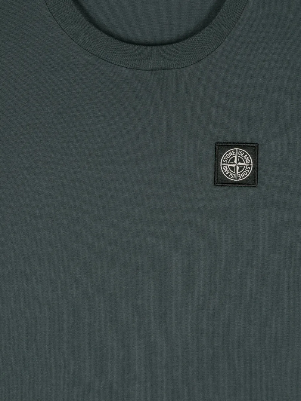Stone Island Junior T-shirt met Compass-logopatch Groen
