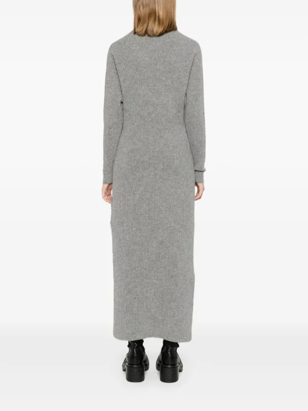 Golden Goose ribbed-knit Knitted Dress | Grey | FARFETCH OM