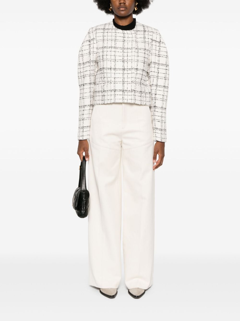 IRO Zemaly cropped jacket - Wit