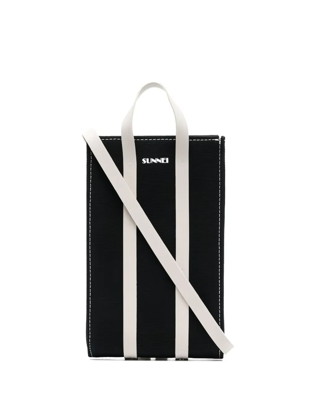Sunnei Micro Parallelepipedo Shoulder Bag In Black