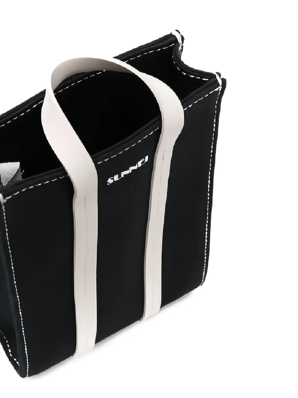Sunnei Micro Parallelepipedo Shoulder Bag In Black