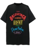 Balenciaga Not Been Done cotton T-shirt - Black
