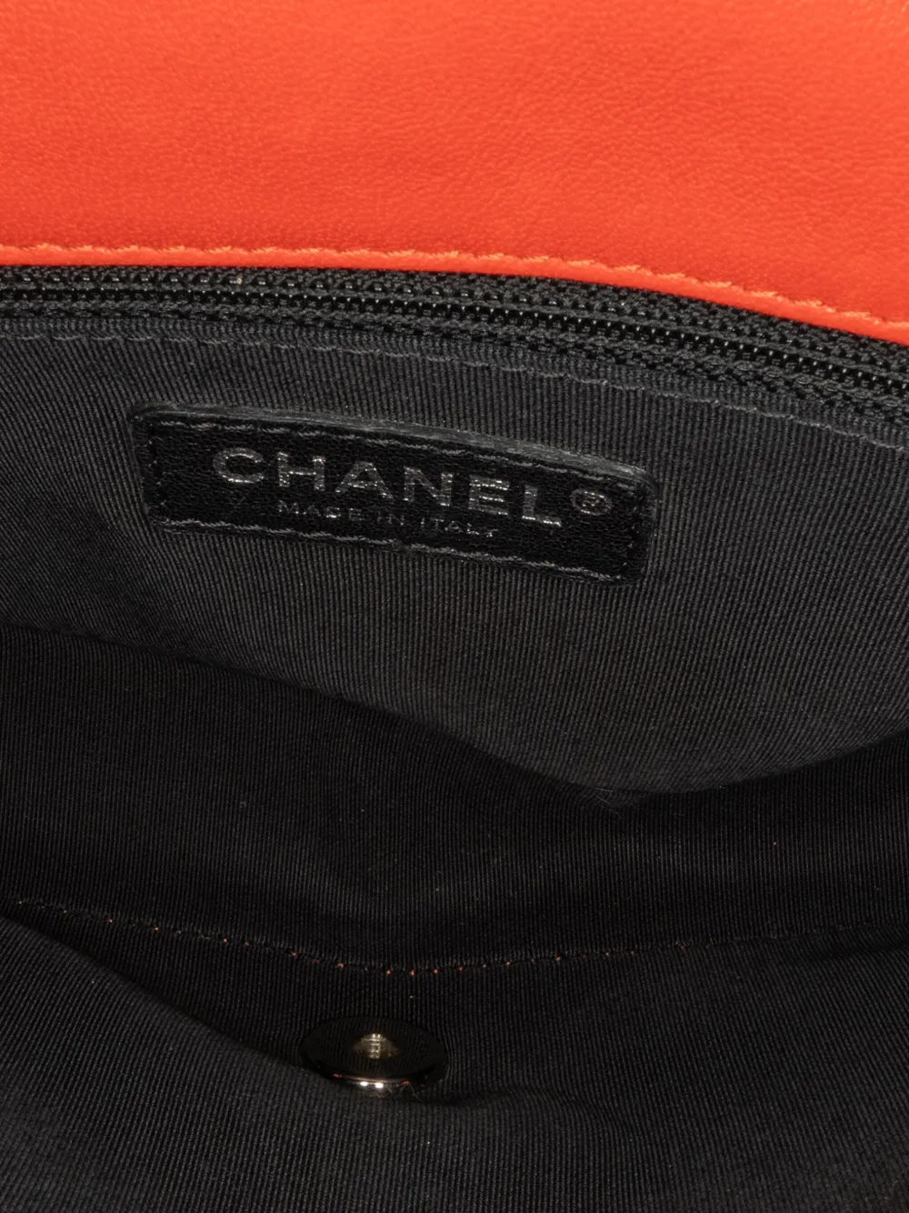 Pre-owned Chanel 2016-2017 Medium Lambskin Cuba Color Flap Crossbody Bag In Red