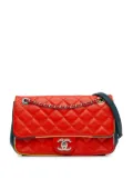 CHANEL Pre-Owned 2016-2017 Medium Lambskin Cuba Color Flap crossbody bag - Red