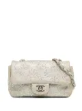 CHANEL Pre-Owned 2012-2013 Mini Iridescent and Studded Calfskin Flap crossbody bag - Silver