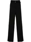 Jil Sander belted tailored trousers - Black