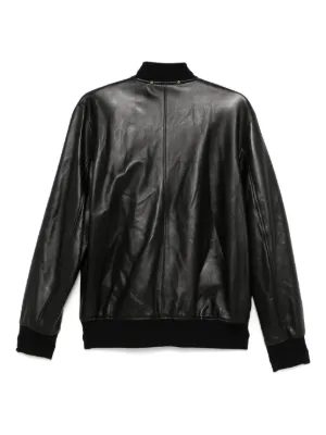 RARE Paul Smith Leather Bomber Jacket Size XL Made in Italy