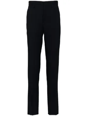 Homme Plissé Issey Miyake Basic プリーツ テーパードパンツ | ブルー