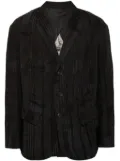 Ziggy Chen asymmetric blazer - Blue