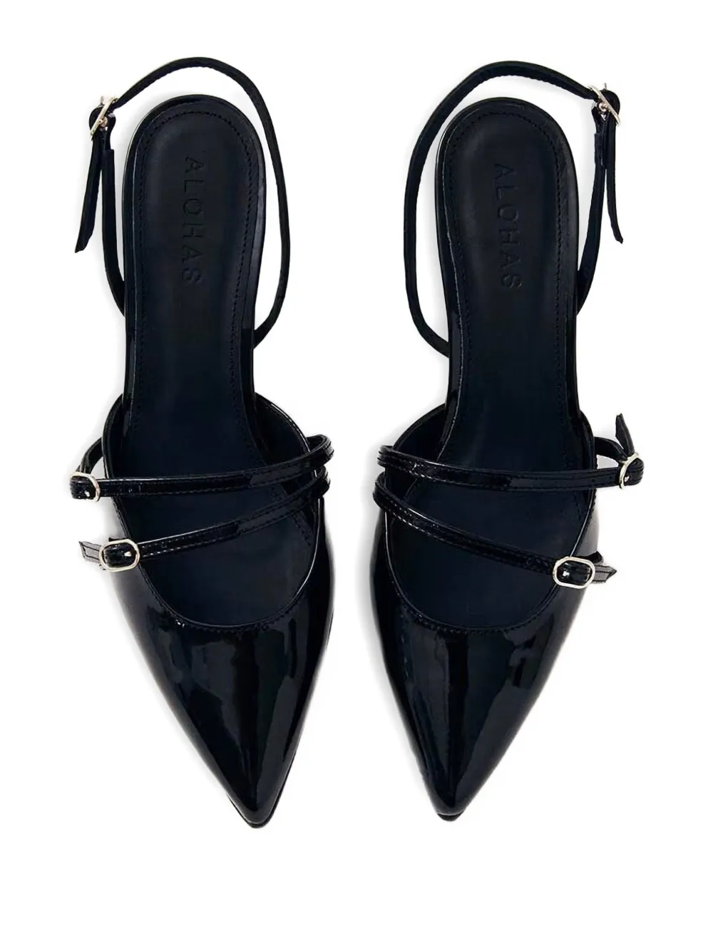 Alohas 75mm Patent-leather Slingback Pumps