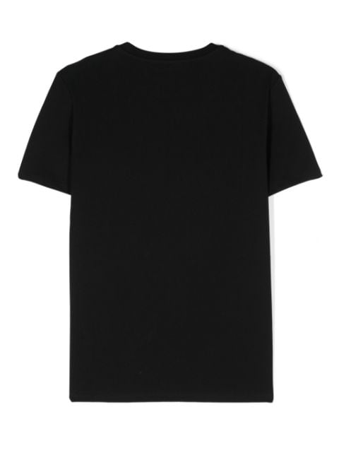 logo-embroidered T-shirt